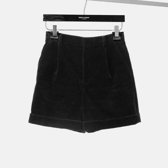 Saint Laurent Tailored Velvet Shorts